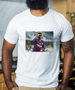 Kounde Wearing Dembele Shirt