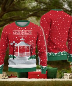 TTT292408W01 Stars Hollow Ugly Christmas Sweater, Gilmore Girls Xmas Sweatshirt, Vintage TV Series Sweatshirt, Winter Xmas Sweater, Gi
