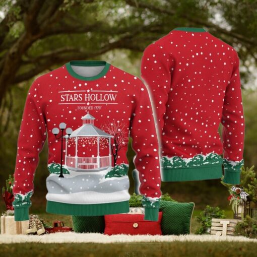 TTT292408W01 Stars Hollow Ugly Christmas Sweater, Gilmore Girls Xmas Sweatshirt, Vintage TV Series Sweatshirt, Winter Xmas Sweater, Gi