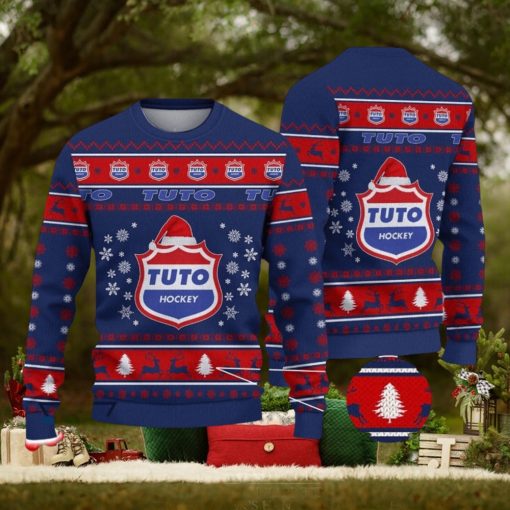 TUTO Hockey Ugly Christmas Sweater Ideal Gift For Fans