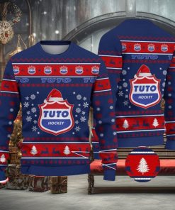 TUTO Hockey Ugly Christmas Sweater Ideal Gift For Fans