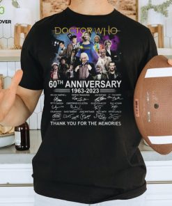 Doctor Who 60th Anniversary 1963 – 2023 Signature Thank You For The Memories Unisex T Shirt 1 Doctor Who 60th Anniversary 1963 – 2023 Signature Thank You For The Memories Unisex T Shirt