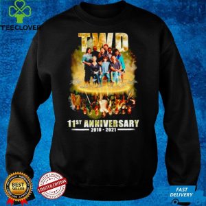 TWD 11st anniversary 2010 2021 signatures hoodie, sweater, longsleeve, shirt v-neck, t-shirt