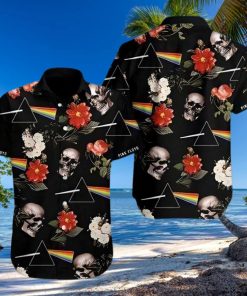 Buy Hawaiian Aloha Shirts Pink Floyd Skull 1