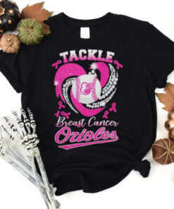 Tackle Breast Cancer Baltimore Orioles Diamond Heart Shirt