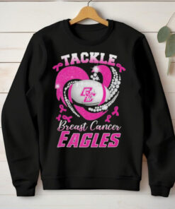 Tackle Breast Cancer Boston College Eagles Diamond Heart Shirt