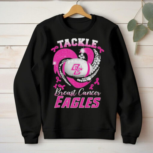 Tackle Breast Cancer Boston College Eagles Diamond Heart Shirt