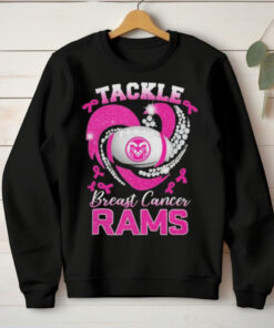 Tackle Breast Cancer Colorado State Rams Diamond Heart Shirt