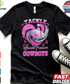 Tackle Breast Cancer Dallas Cowboys diamond heart shirt