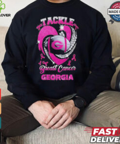Tackle Breast Cancer Georgia Bulldogs 2024 Diamond Pink T Shirt