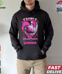 Tackle Breast Cancer Georgia Bulldogs 2024 Diamond Pink T Shirt