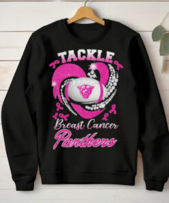 Tackle Breast Cancer Georgia State Panthers Diamond Heart Shirt