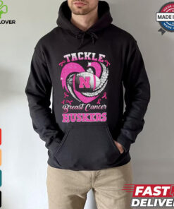 Tackle Breast Cancer Nebraska Cornhuskers diamond heart shirt