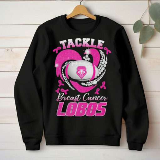 Tackle Breast Cancer New Mexico Lobos Diamond Heart Shirt