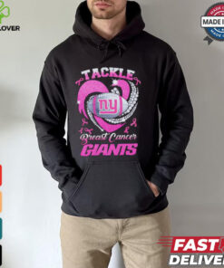 Tackle Breast Cancer New York Giants diamond heart shirt