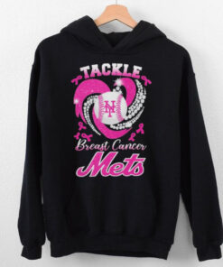 Tackle Breast Cancer New York Mets Diamond Heart Shirt