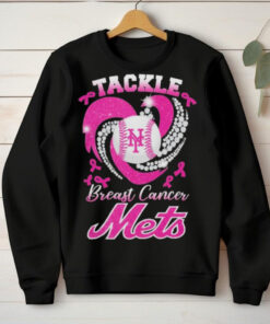 Tackle Breast Cancer New York Mets Diamond Heart Shirt