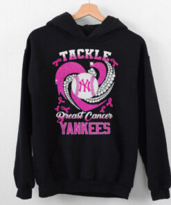 Tackle Breast Cancer New York Yankees Diamond Heart Shirt