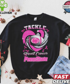 Tackle Breast Cancer Penn State Nittany Lions diamond heart shirt