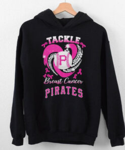 Tackle Breast Cancer Pittsburgh Pirates Diamond Heart Shirt