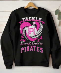 Tackle Breast Cancer Pittsburgh Pirates Diamond Heart Shirt