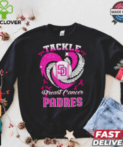 Tackle Breast Cancer San Diego Padres diamond heart shirt