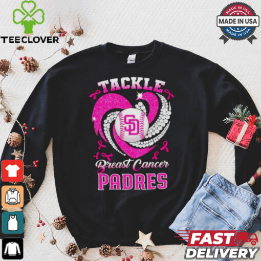 Tackle Breast Cancer San Diego Padres diamond heart shirt