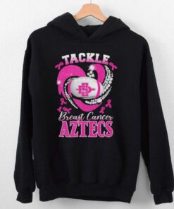 Tackle Breast Cancer San Diego State Aztecs Diamond Heart Shirt