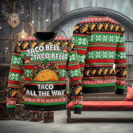 Taco All The Way Ugly Sweater Party