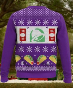 Taco Bell 3D Sweater Christmas Gift Ugly Christmas Sweater Xmas Gift Ideas