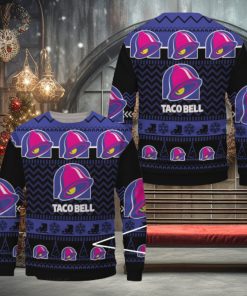 Taco Bell Black Merry Uniform Ugly Christmas Sweater Gift For Men Women