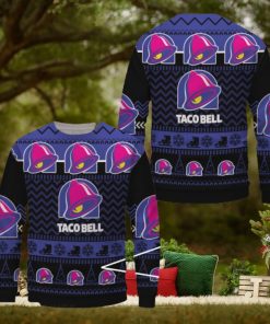 Taco Bell Black Merry Uniform Ugly Christmas Sweater Gift For Men Women