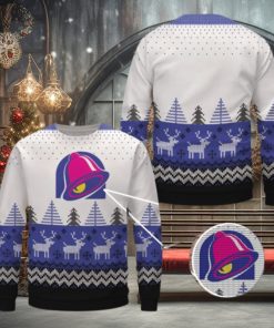 Taco Bell Christmas All Over Print Ugly Sweater