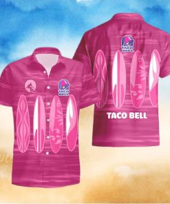 Taco Bell Surfboard Funny Summer Beach Hawaiian Shirt And Shorts