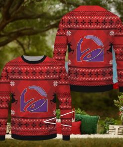 Taco Bell Ugly Christmas Sweater, Xmas Gift Ideas For Fans