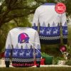 Walmart Black Design Many Logo Snowflake Ugly Christmas Sweater