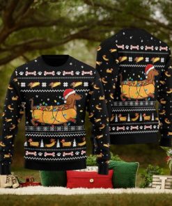Taco Dachshund Ugly Christmas Sweater