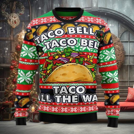 Tacos Taco Bell Ugly Christmas Sweater Thankgiving Gift Men Women