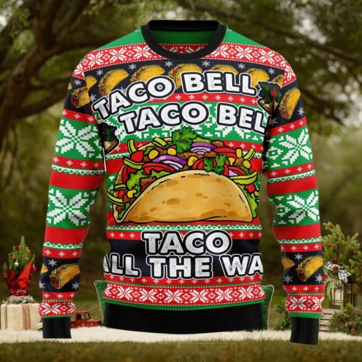 Tacos Taco Bell Ugly Christmas Sweater Thankgiving Gift Men Women