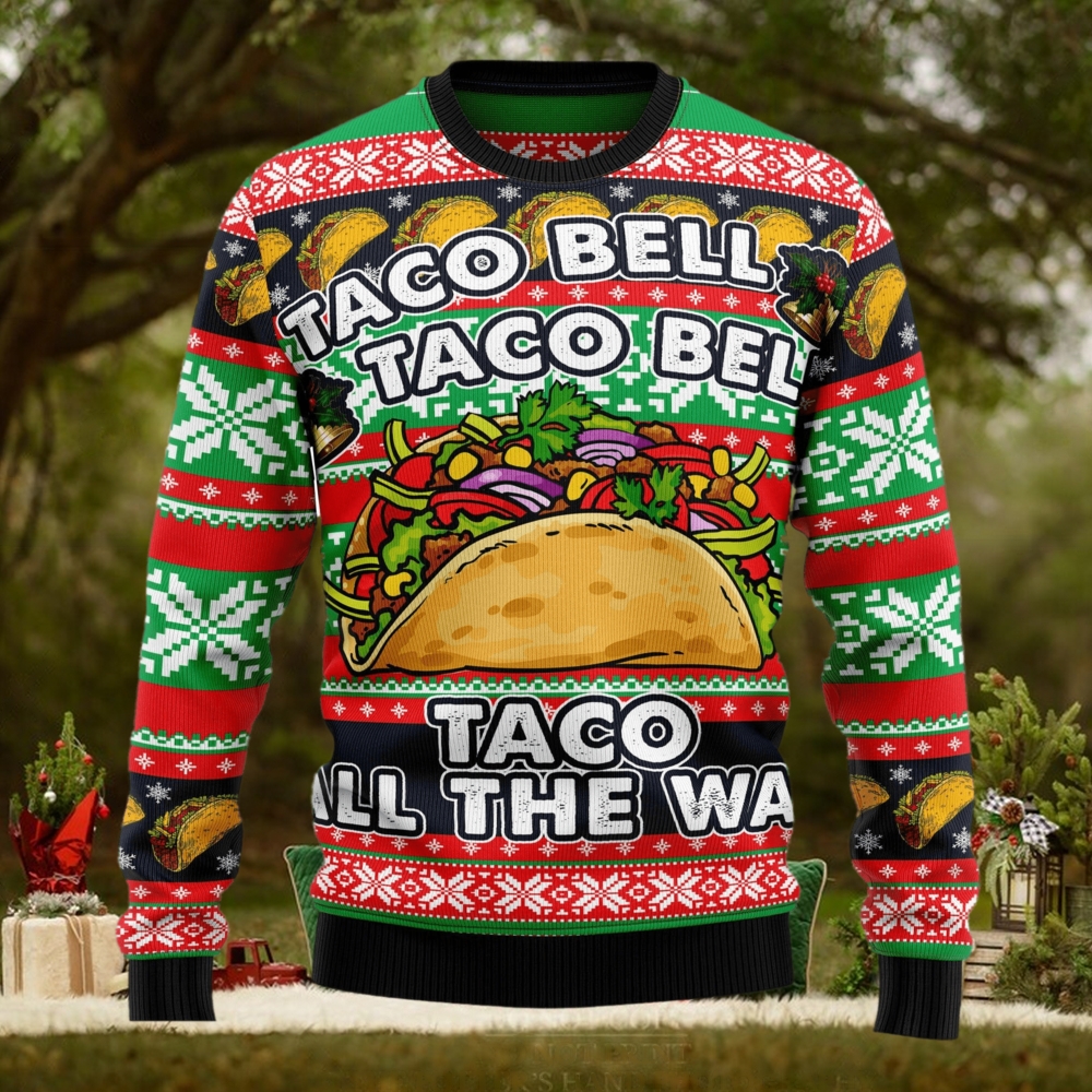 Tacos Taco Bell Ugly Christmas Sweater Thankgiving Gift Men Women Tacos Taco Bell Ugly Christmas Sweater Thankgiving Gift Men Women
