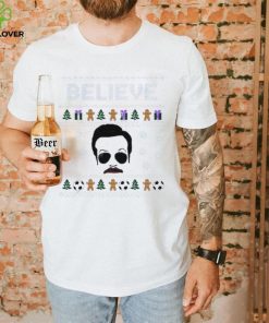 Tacos Ted Lasso Believe Christmas White Royal Shirt