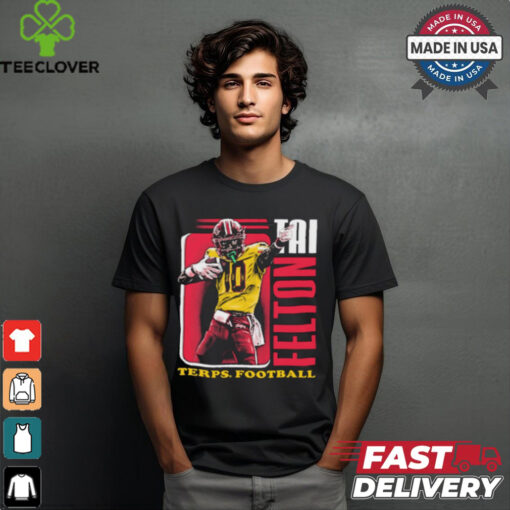 Tai Felton Terps Football 90s Graphic t shirt