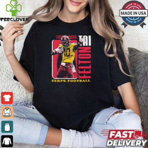 Tai Felton Terps Football 90s Graphic t shirt