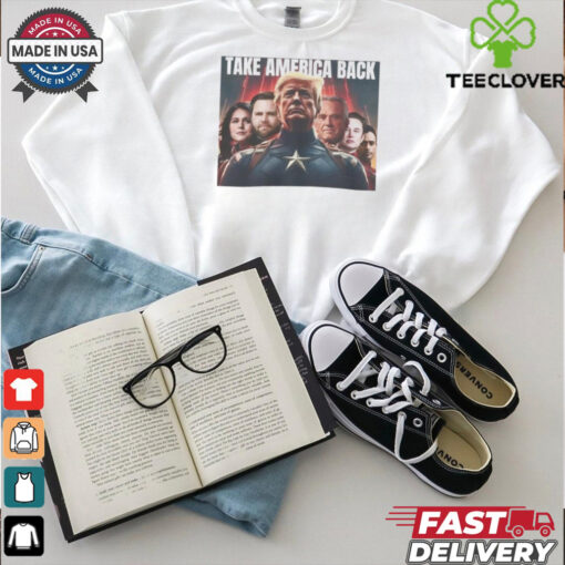 Take America Back Superhero Team Donald Trump Vance Elon Musk Congrats Poster T Shirt