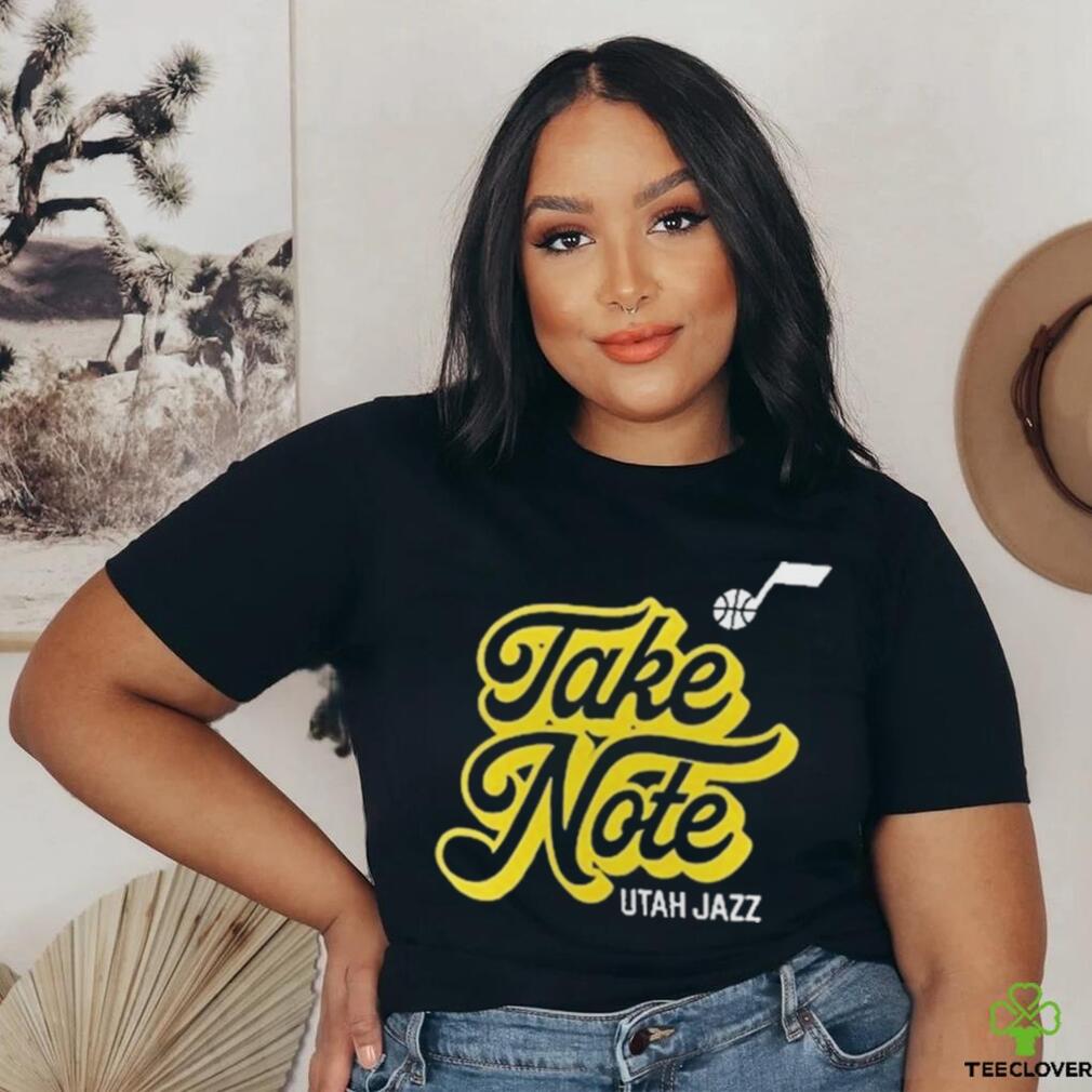 Take Note Utah Jazz Basketball Shirt Take Note Utah Jazz Basketball Shirt