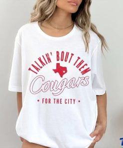 Talkin’ Bout Them Cougars Cougars Texas White Out Texas Map shirt