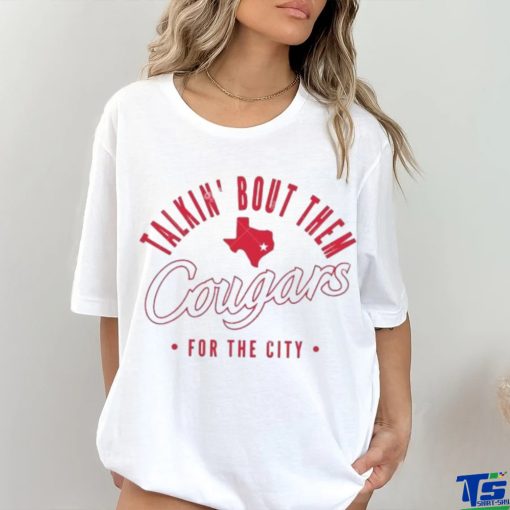 Talkin’ Bout Them Cougars Cougars Texas White Out Texas Map shirt