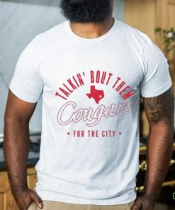 Talkin’ Bout Them Cougars Cougars Texas White Out Texas Map shirt