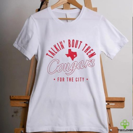 Talkin’ Bout Them Cougars Cougars Texas White Out Texas Map shirt