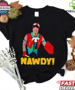 Tally The Elf Nawdy Innocent Christmas Holiday shirt